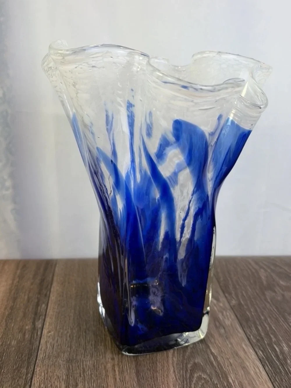 Handblown beautiful blue